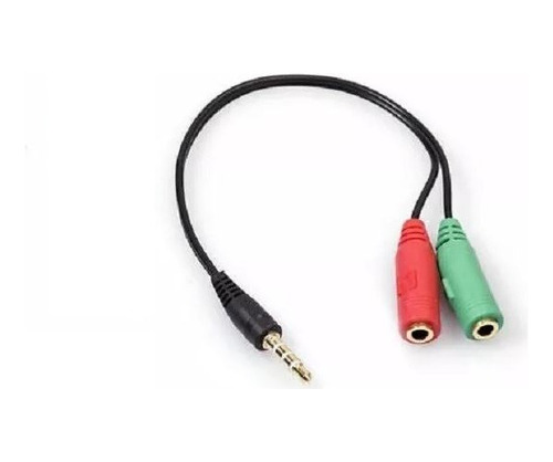 Cable Splitter Audio Jack Hembra Auricular Microfono Macho 