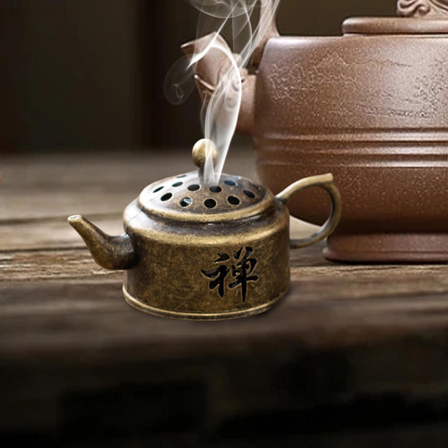 Soporte De Incienso De De Bote De Té Quemador De Incienso De