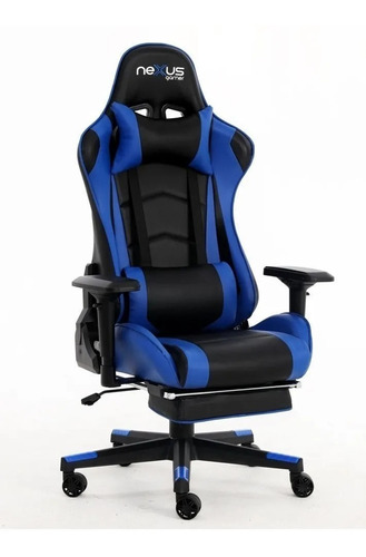 Cadeira Gamer Nexus Scorpion Preto/azul - D-418-1t-bbl