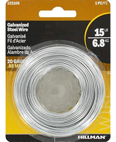 El Calibre De Alambre De Acero Galvanizado Hillman Group 123