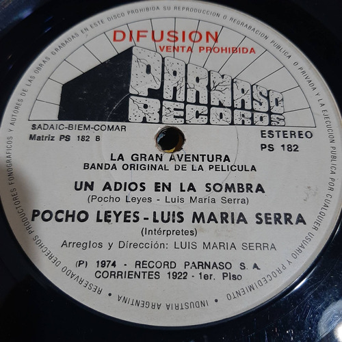 Simple Pocho Leyes Luis Maria Serra Parnaso Records I C1