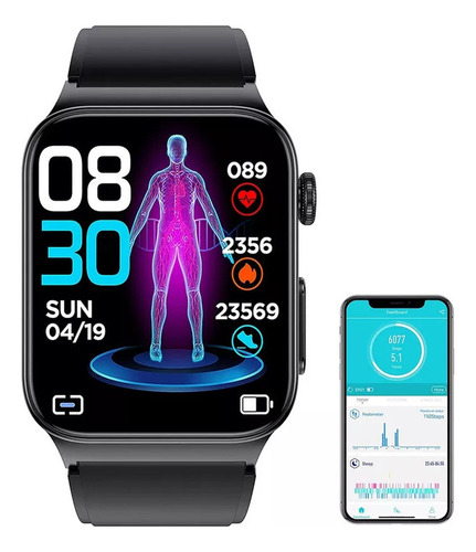 Reloj Inteligente Para Medir La Glucosa Android Pulseira E50