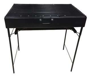 Asador Grande 70x40cm A Carbon De Lujo Portatil/desarmable