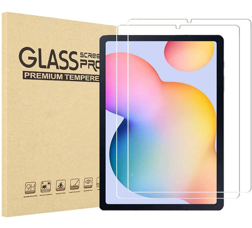 2 Film Vidrio Protector Para Samsung Galaxy Tab S6 Lite 1...