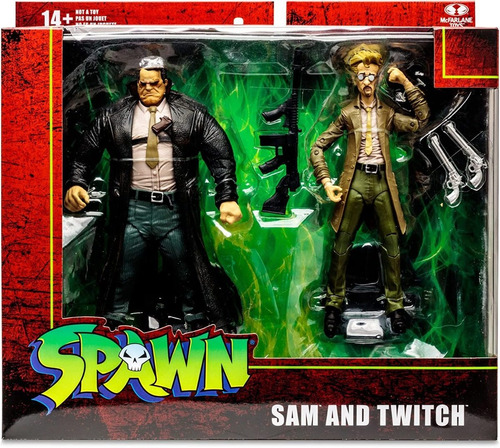 Figura Mcfarlane Toys - Juego Spawn Deluxe - Sam Y Twitch