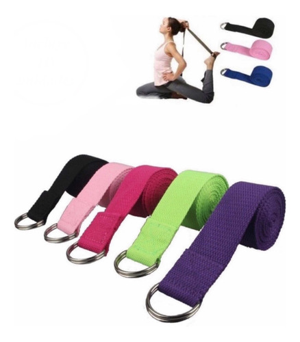 Bandas De Yoga Correa Yoga Cinta Argolla Estiramiento X10