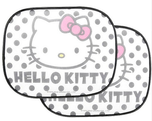Sanrio - Tapasol Lateral Hello Kitty Black Dots