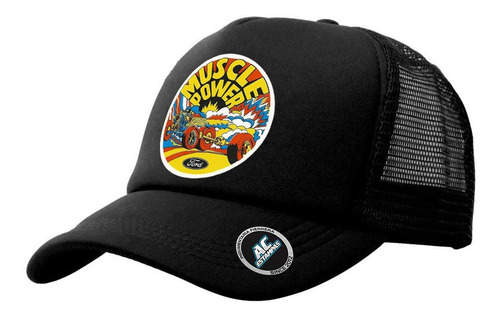 Gorra Trucker Fierrera - 004 Muscle Power Ford