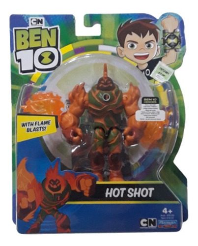 Ben 10 Muñeco Articulado Hot Shot Alto 13 Cm Original !!!