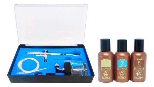 Imagen 8 de 8 de Equipo Auto Bronceante Profesional Con Lociones Sol Pleno