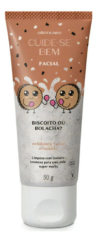 Esfoliante Facial Crocante Biscoito Ou Bolacha! O Boticário Tipo De Pele Todo Tipo De Pele