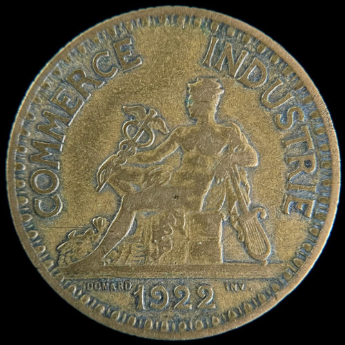 Francia, 2 Francs, 1922. Camaras Comercio. Vf