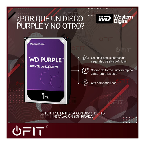 Imagen 4 de 7 de Kit Seguridad Dahua Full Hd Xvr 8ch + 8 Camaras + 1tb