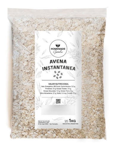 Avena Arrollada Instantanea X 1 Kg