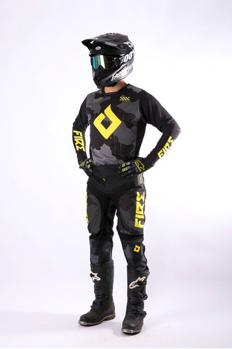 Imagen 2 de 3 de Equipo Conjunto Cross Fire Combat Camuflado Team Motorace
