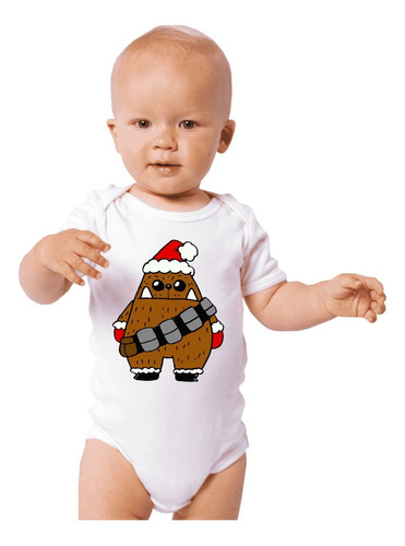 Pañalero Chewbacca Navidad Diseño 801 Playeras Beloma