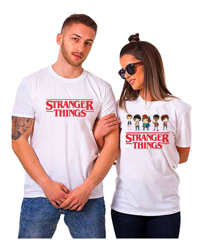 Franelas Strangers Things En Algodón