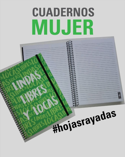 Cuadernos Rayados Mujer Feminista