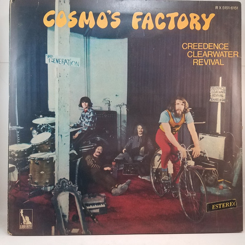 Creedence C R - Cosmos Factory Insert Revista Pelo Vinilo Lp