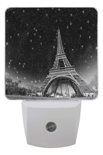 Alaza 2 Pack Luz Led Noche Estrellada Torre Eiffel Paris