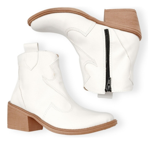 Botas Texana Caña Baja Invierno Texas Modessa Tendencia Dama