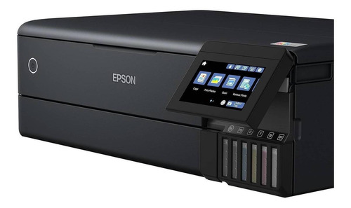 Imagen 5 de 6 de Impresora a color multifunción Epson EcoTank L8180 con wifi negra 220V