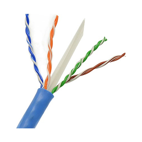 Cable De Red Cat6 100% Cobre 24awg Venta Por Metro 