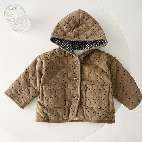 Abrigo De Algodón Con Capucha Para Bebé De Invierno, Chaquet