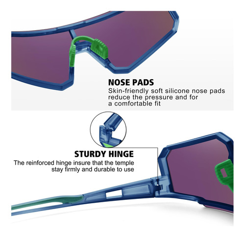 Storycoast Gafas De Sol Deportivas Polarizadas Para Hombres