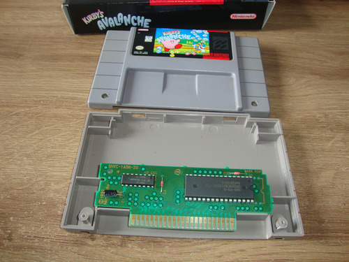 Kirby S Avalanche Original Americano Para Super Nes (Usado)