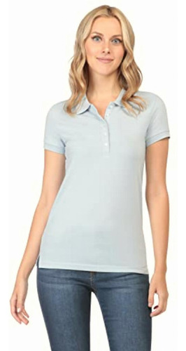 Lee Playera Mujer, 642, Camisa De Polo Gris (grey), Ch