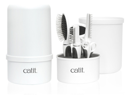 Catit Senses 2.0 - Kit De Aseo Para Gatos De Pelo Largo