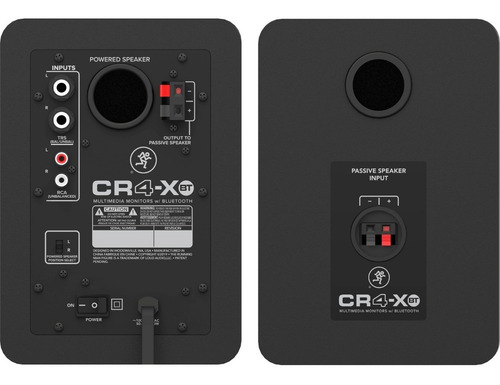 Imagen 2 de 3 de Mackie Cr4 Bt Monitores Activos Bluetooth 50 Watts Par
