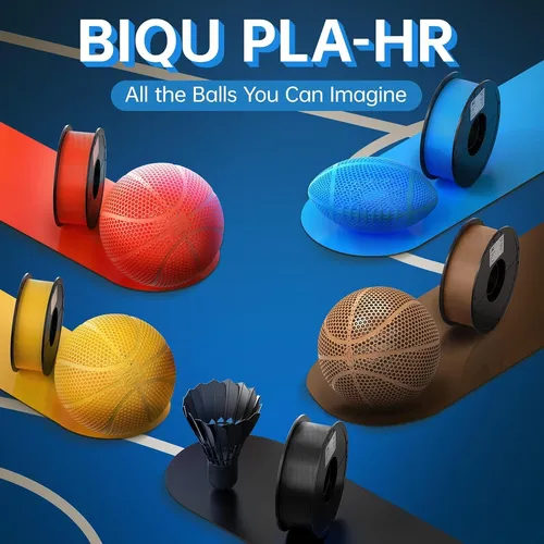 Filamento Flexible Biqu Pla-hr 1.75mm Para Impresoras 3d