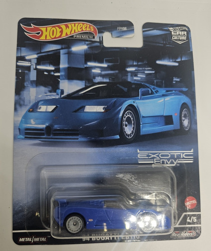 Hotwheels Premium 94 Bugatti Eb110 Exotic Envy