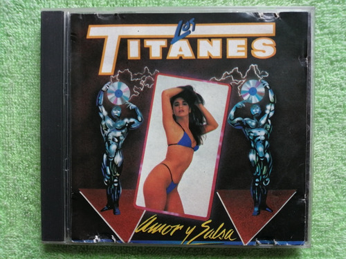 Eam Cd Los Titanes Amor Y Salsa 1990 Noveno Album Sonotone