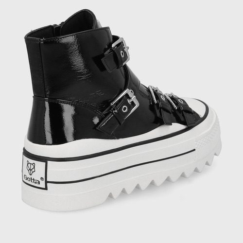 Zapatilla Plataforma Negra 33744