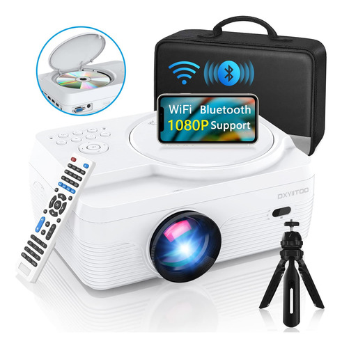 Proyector Bluetooth Wifi Full Hd Reproductor De Dvd Con Lm