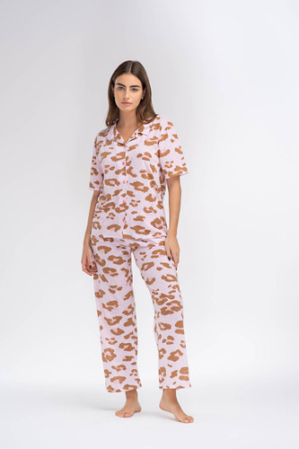 Camisero Pijama Promesse By Woman Short 15211 Softy Wild