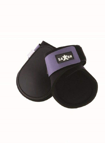 Saxon. Contoured Fetlock Boots Black/purple Full