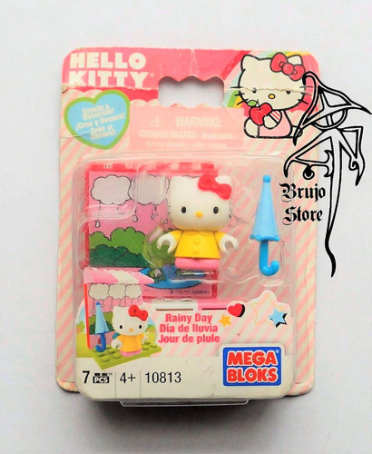 Mega Bloks Hello Kitty Rainy Day Dia Lluvia 3cm Brujostore