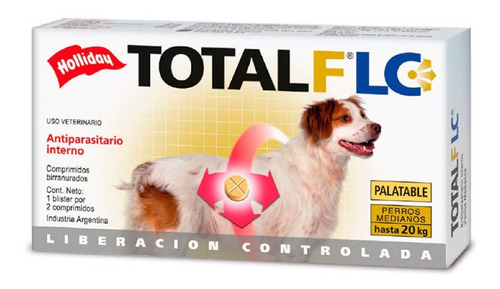 Total F Lc Perros Medianos Antiparasitario Interno 2 Comp