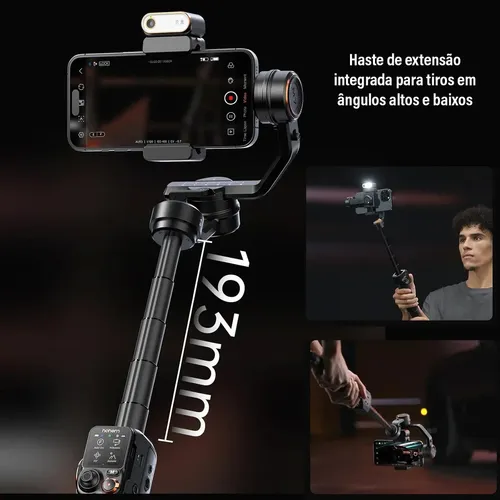 Gimbal Hohem Isteady M7 Standard Com Controle Remoto +ai - Preto