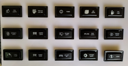 Switch Botón Pa Luces Barras Led Toyota Machito Autana Meru