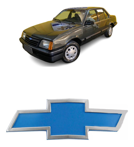 Emblema Grade Azul Chevrolet Monza 1990 1991 92 93 94 95 96