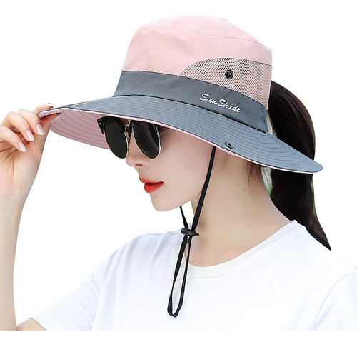 Sombrero De Sol Para Mujer Con Protección Uv Para Exterior.