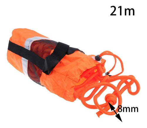 Bolsa De Lanzamiento De Cuerda Arrojable Con Cuerda De 21 M.