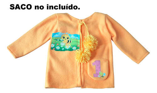 Disfraz Abejita Chiquitita: Body/enterito Con Falda Y Vincha Amarillo 12-18