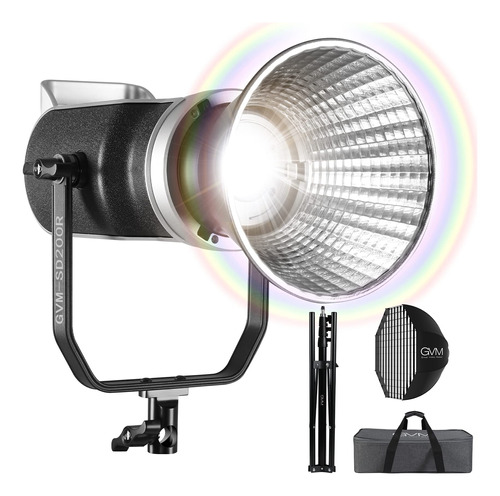 Kit De Luz De Video Gvm Rgb, Iluminacin De Video Led Bicolor