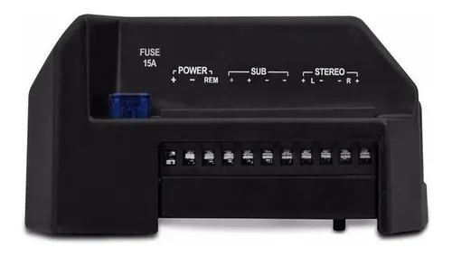 Amplificador para autos, pickups & suv Stetsom Iron IR 280.3 clase D con 3 canales y 280W